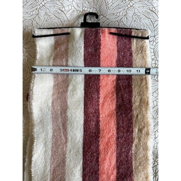 Beanie W/Pom and Scarf Set by Gold Medal International Burnt Orange & Tan NWT - Picture 3 of 4